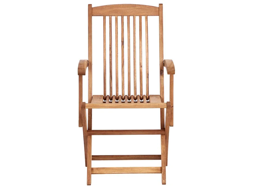 Set da pranzo da giardino 8 posti MAUI II con cuscini Legno d'acacia Blu