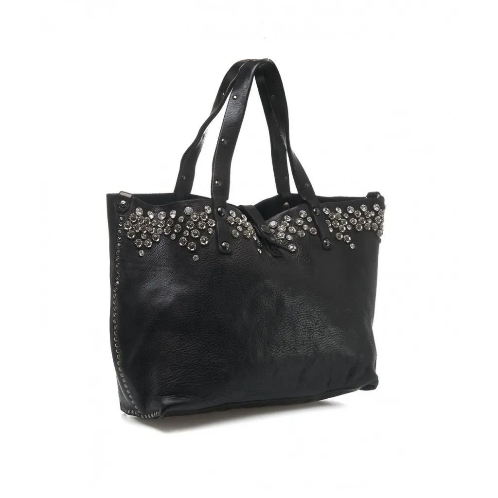 Shopper Bella di notte in pelle nero
