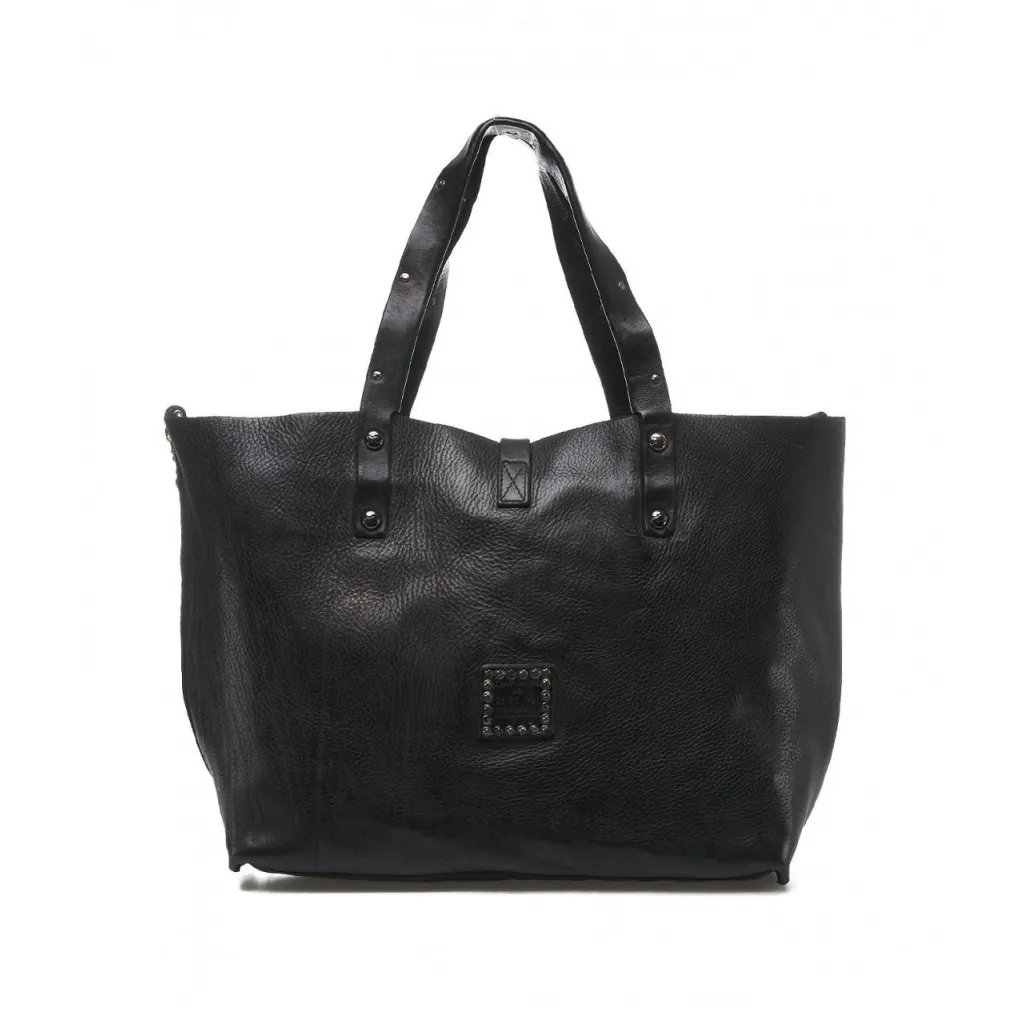 Shopper Bella di notte in pelle nero