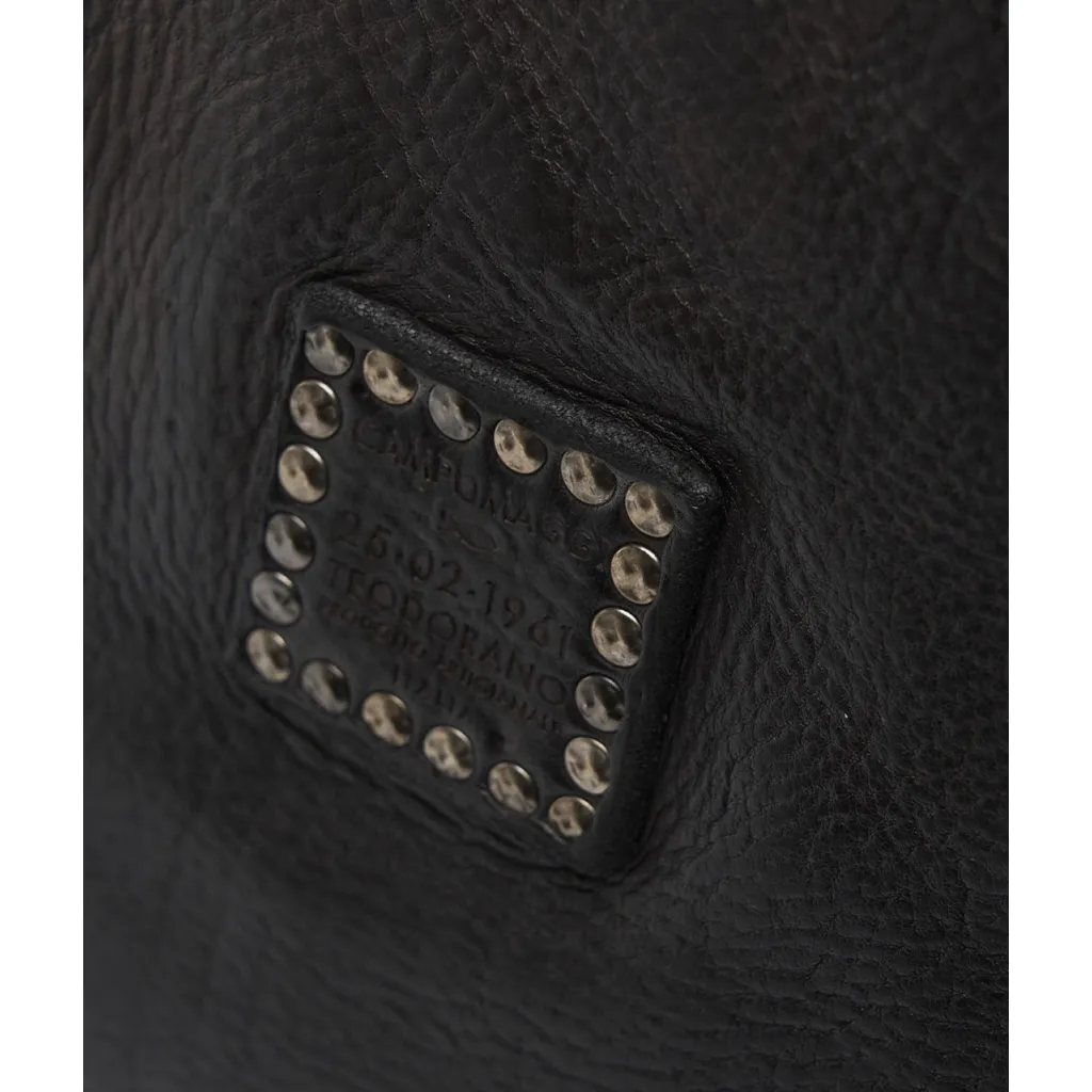 Shopper Bella di notte in pelle nero