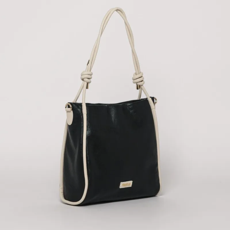 SHOPPER CON CONTRASTO NERO