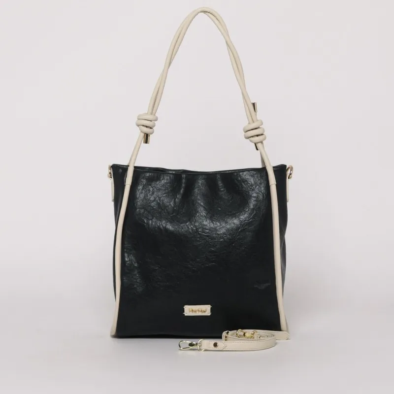 SHOPPER CON CONTRASTO NERO