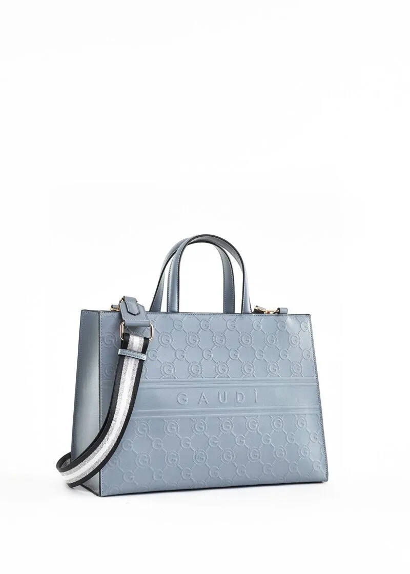 Shopper con stampa monogram