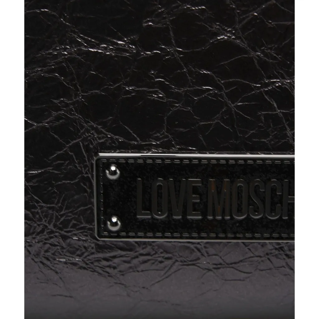 Shopper in similpelle nero