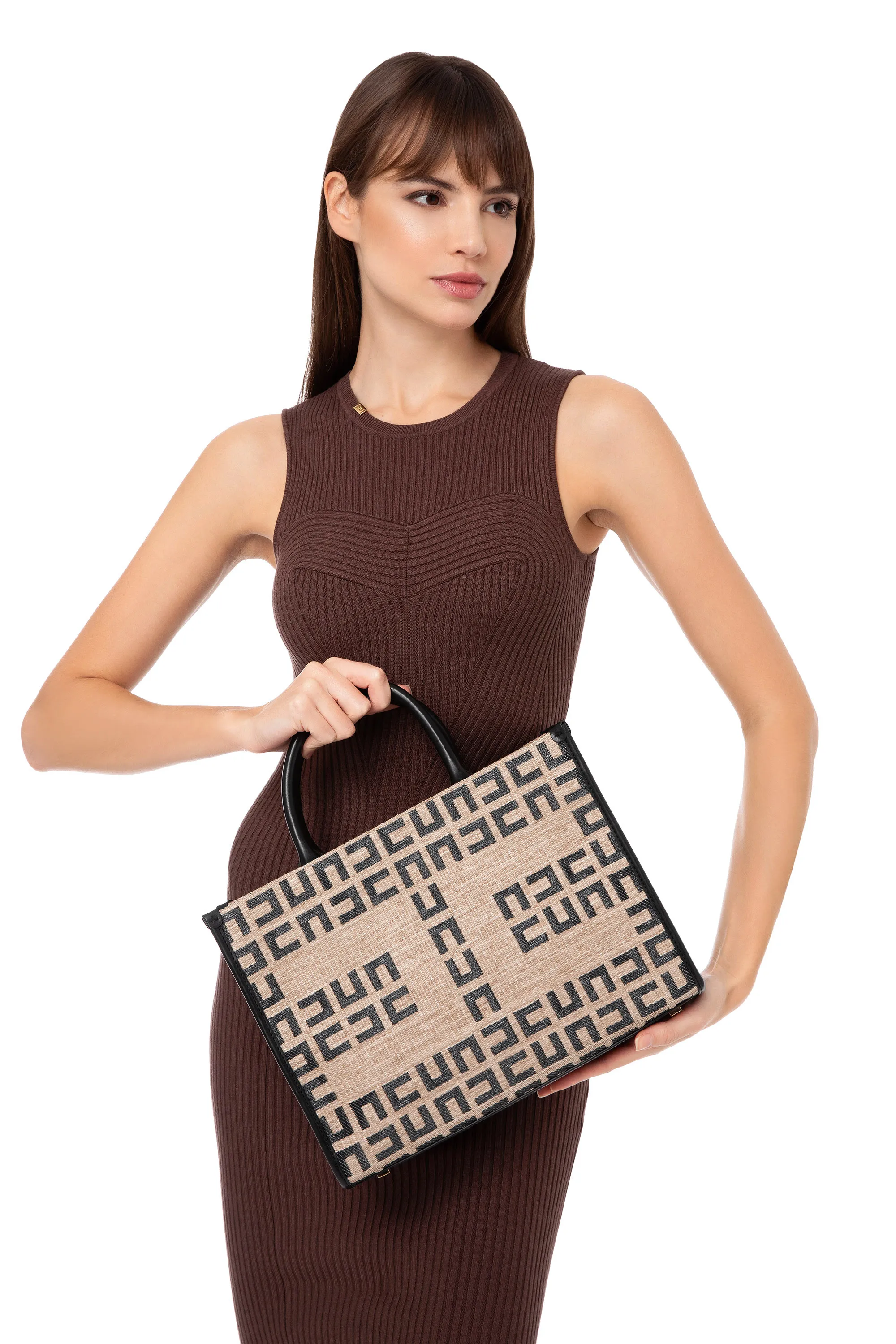 Shopper piccola in rafia
