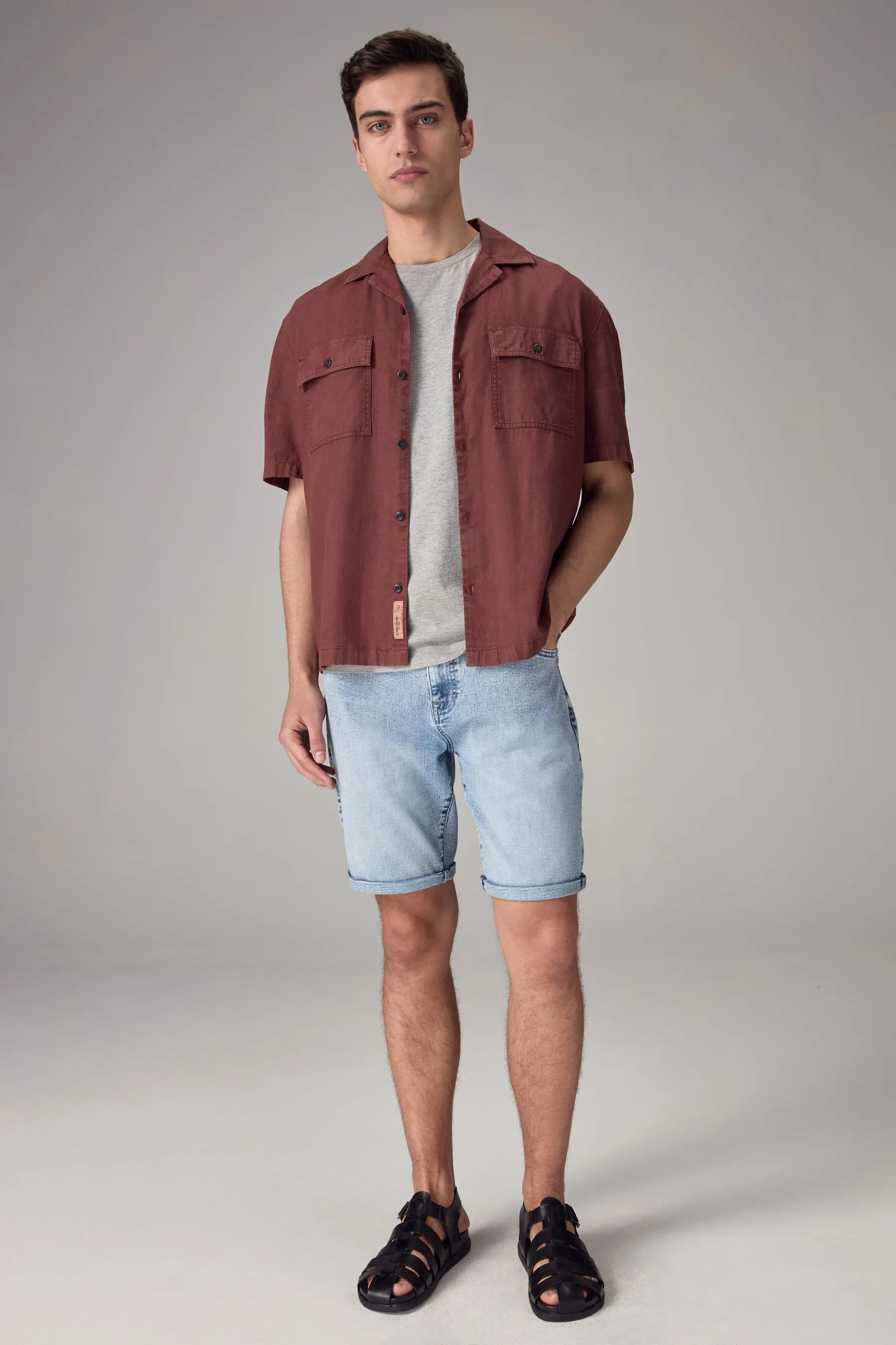 Shorts estivi con Denim pesanti