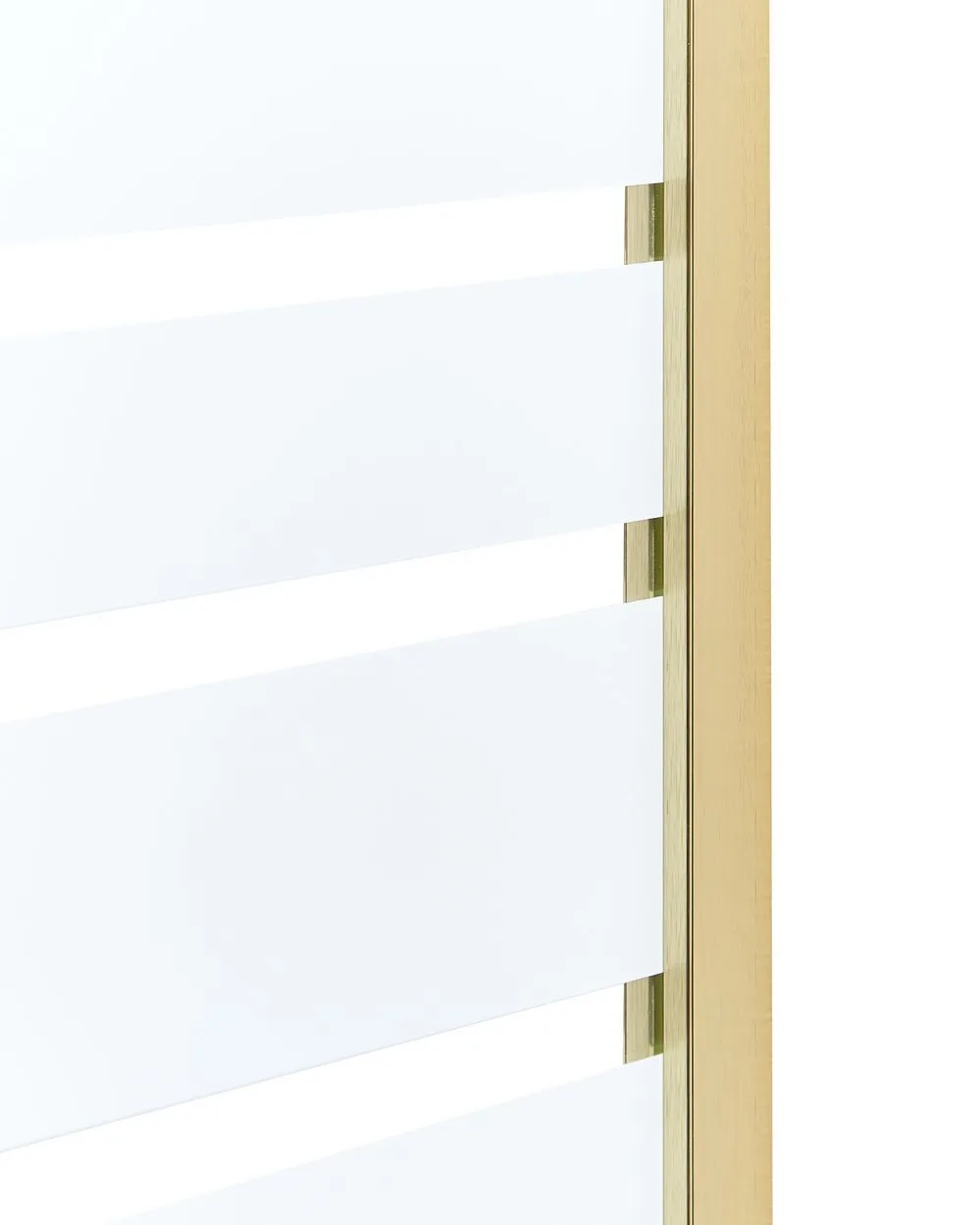 Shower Bath Screen TUAPI 140 x 100 cm Gold