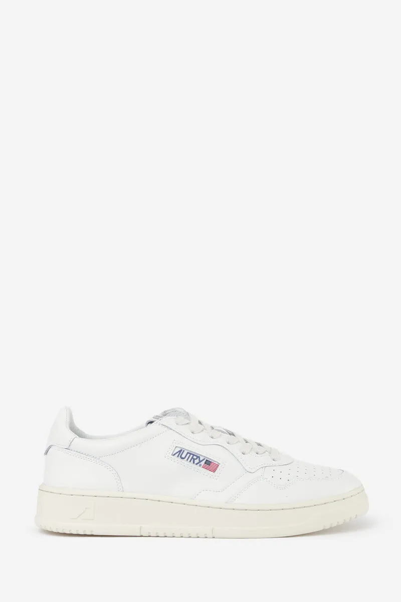 Sneakers 01 LOW in pelle bianca