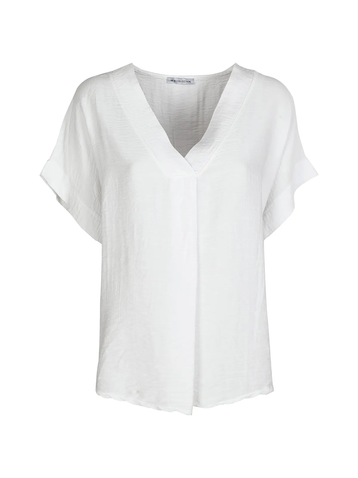 Solada Blouse femme manches courtes col V