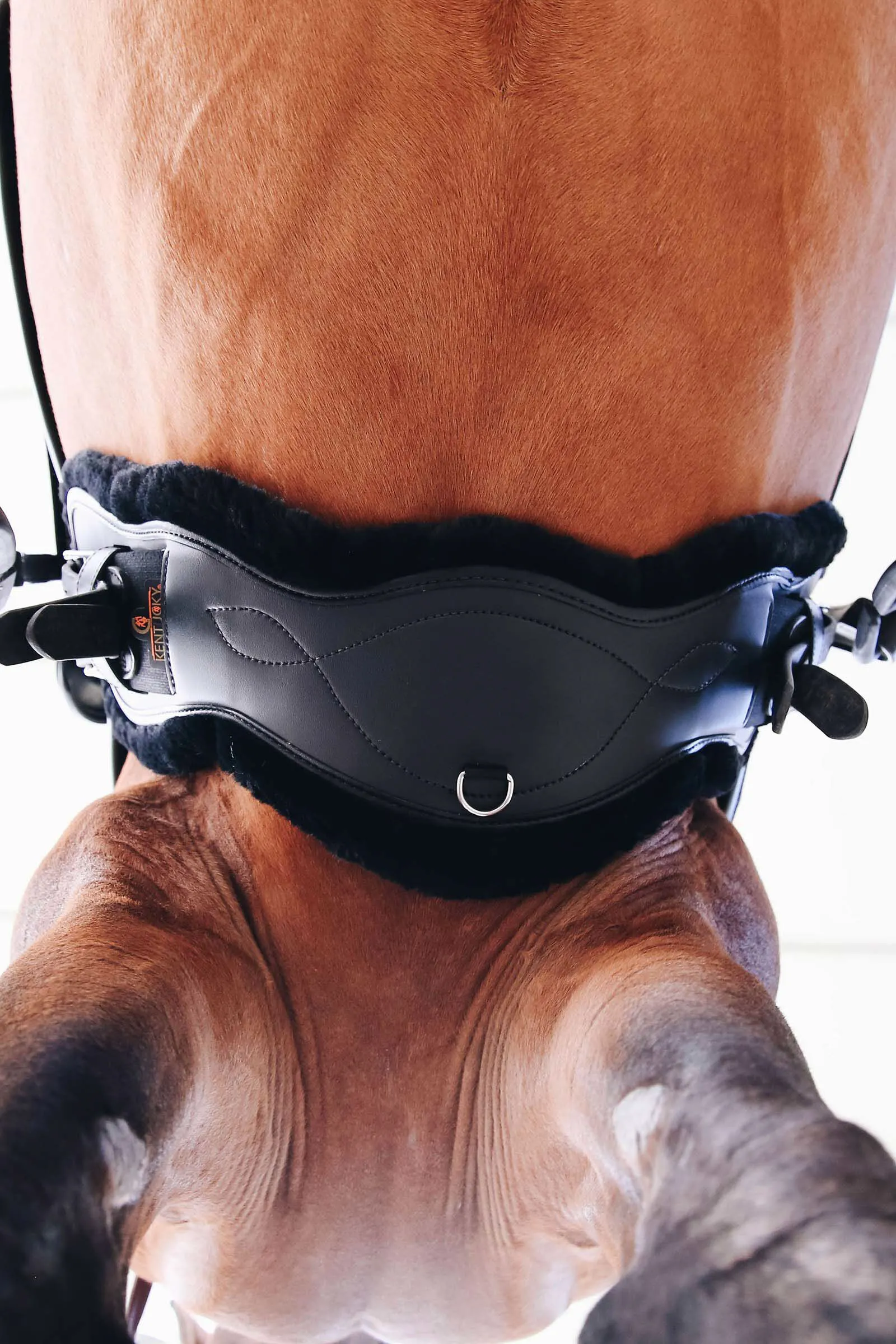 Sottopancia corto anatomico in pelle di pecora Kentucky Horsewear