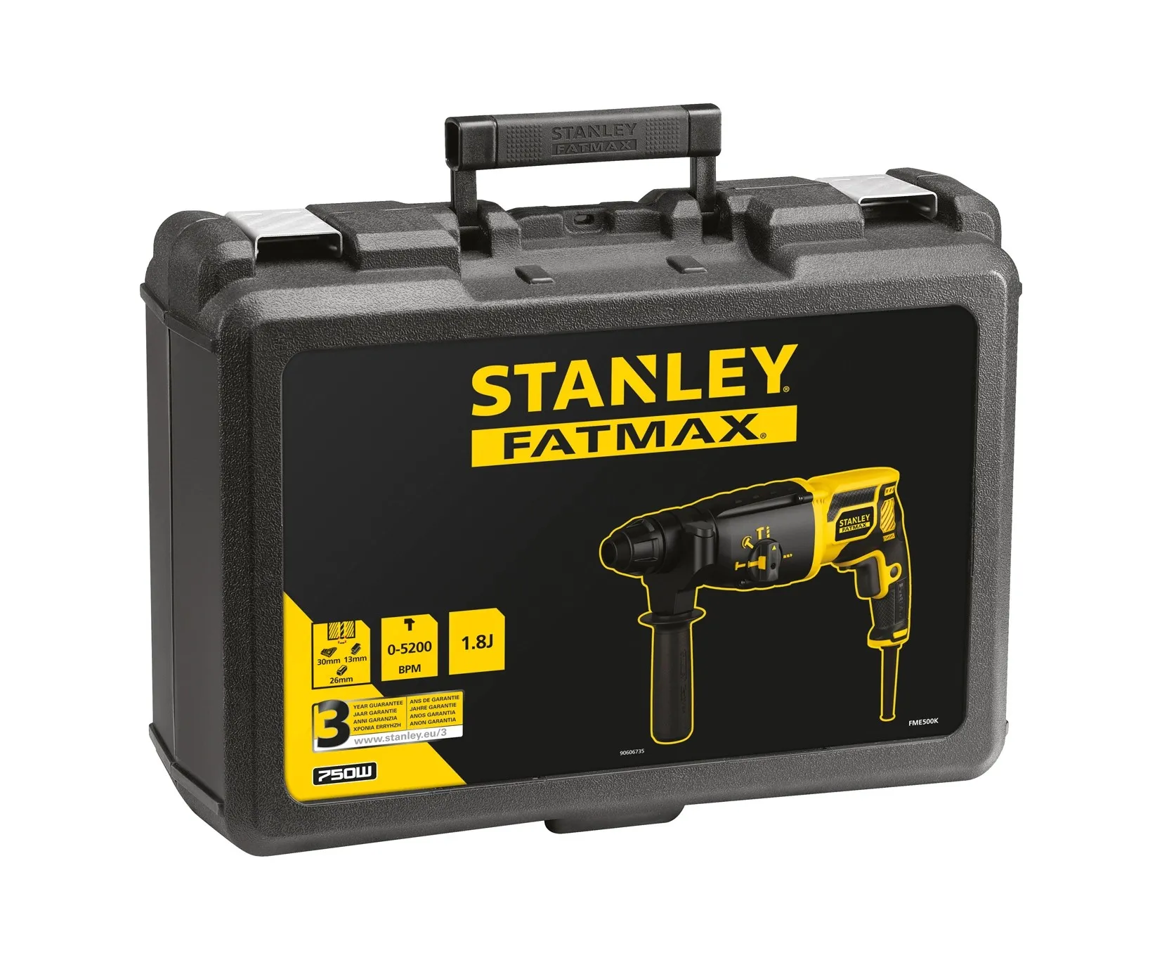 STANLEY FatMax martello tassellatore SDS + 750 W - 1.8 J in valigetta