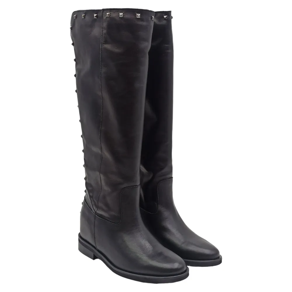STIVALE con borchie DONNA Giada LAP300 NERO