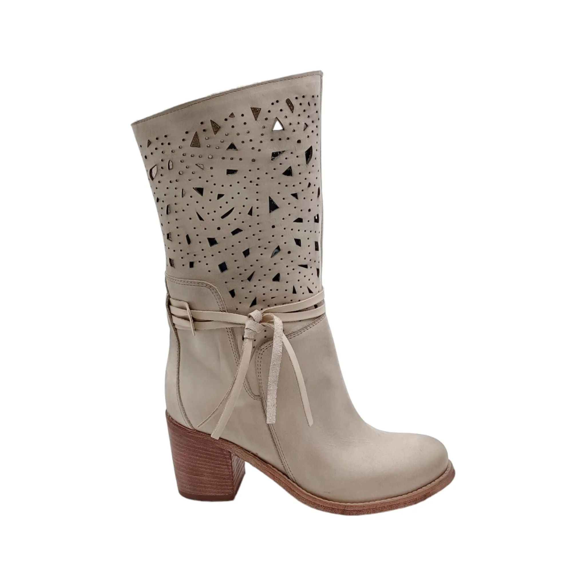 Stivale Donna AB2201 nabuk beige