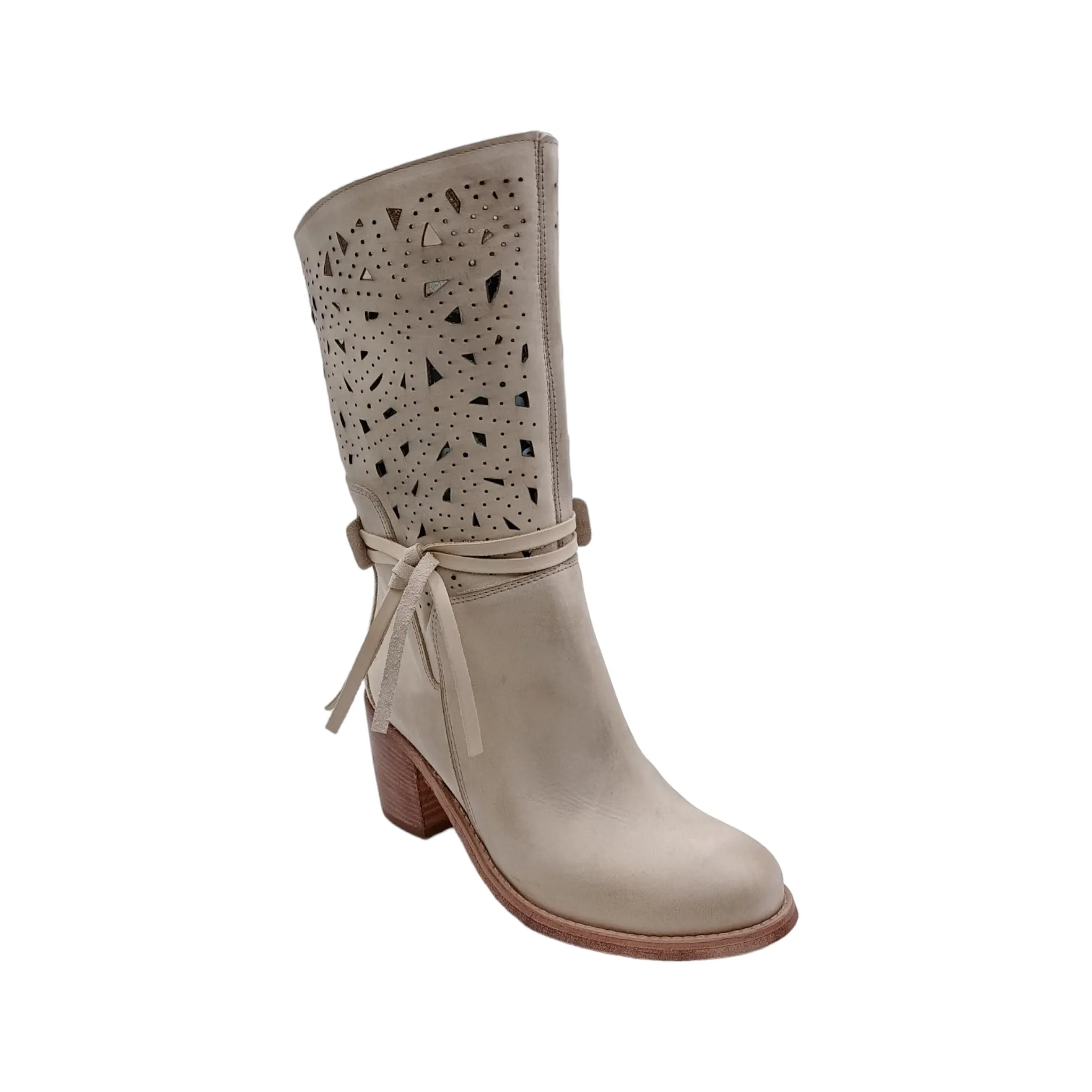 Stivale Donna AB2201 nabuk beige
