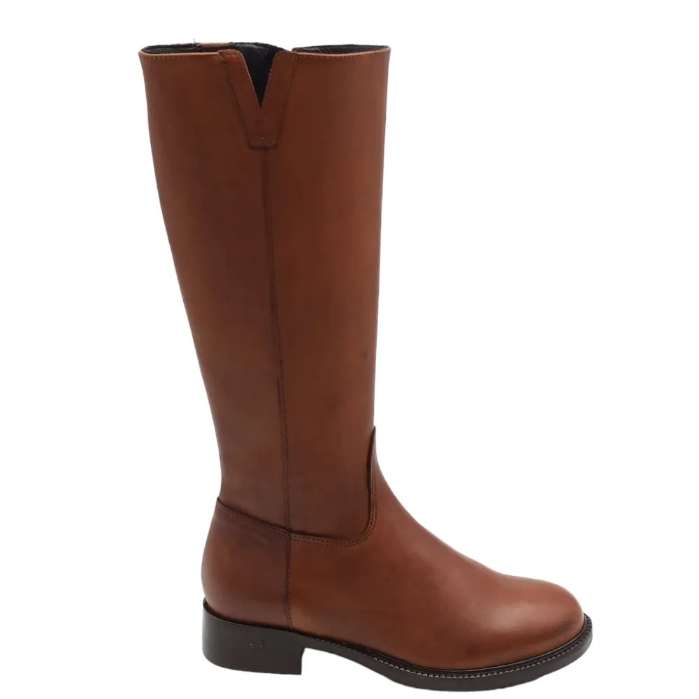 Stivale Donna in pelle 30105 Lux cuoio