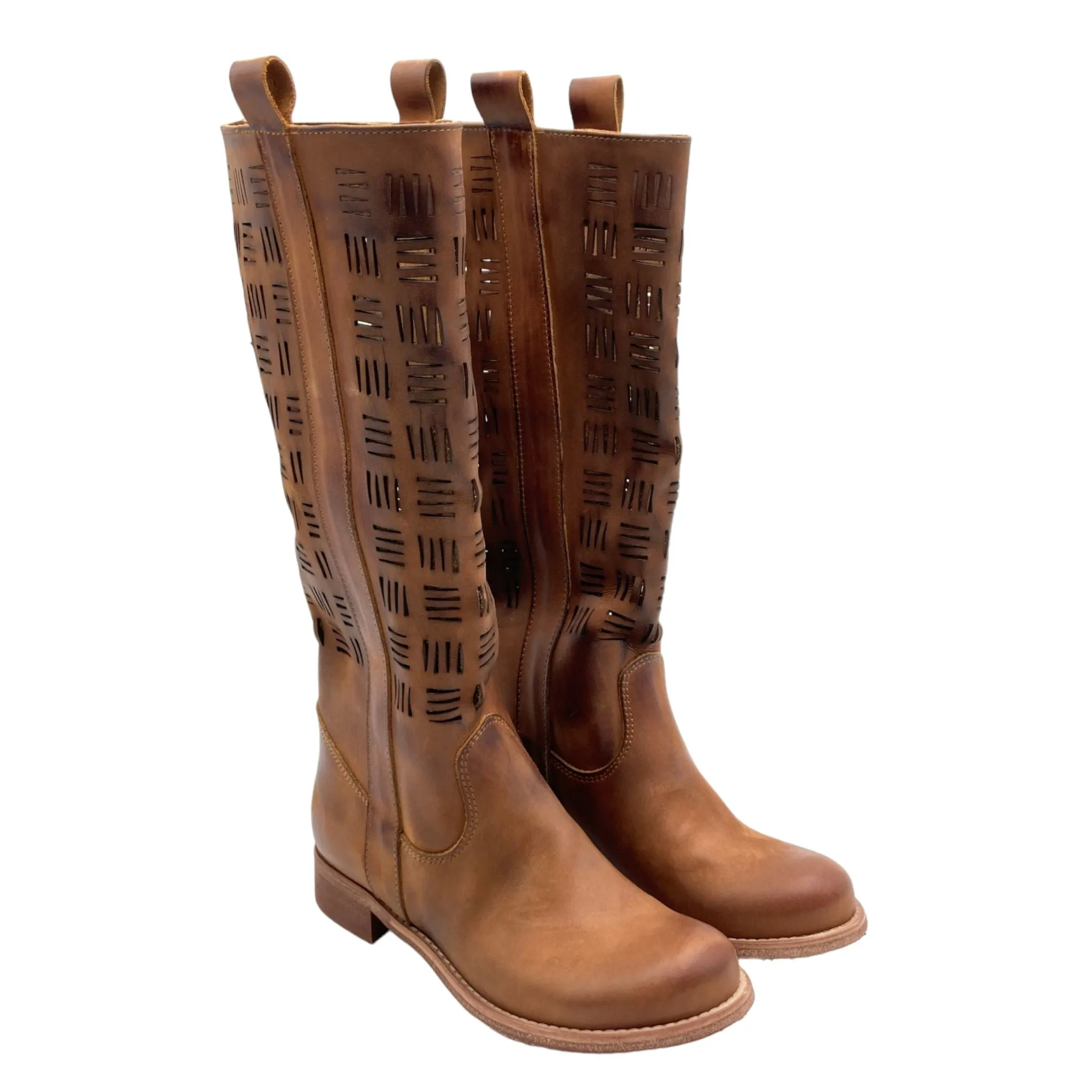 Stivale Donna laserato Cest magnifique 7576 nabuk cuoio