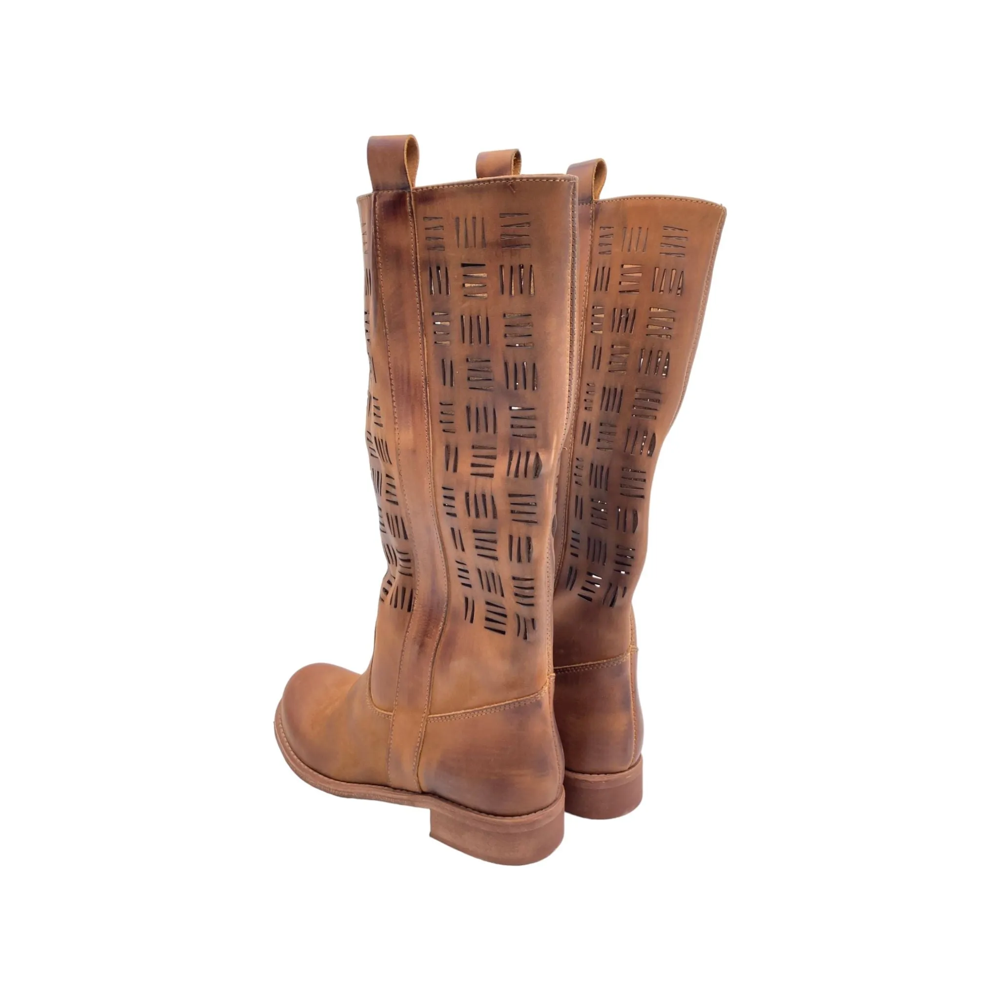 Stivale Donna laserato Cest magnifique 7576 nabuk cuoio