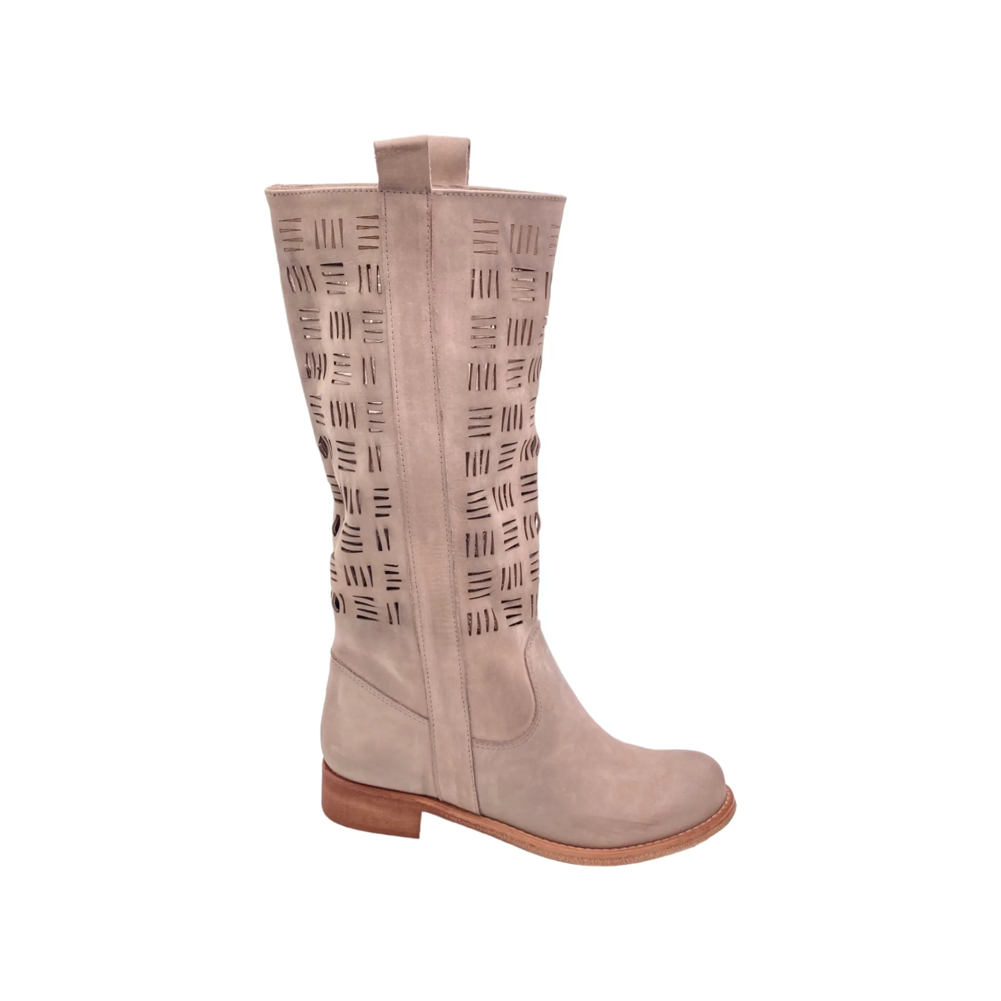 Stivale Donna laserato Cest magnifique 7576 nabuk taupe