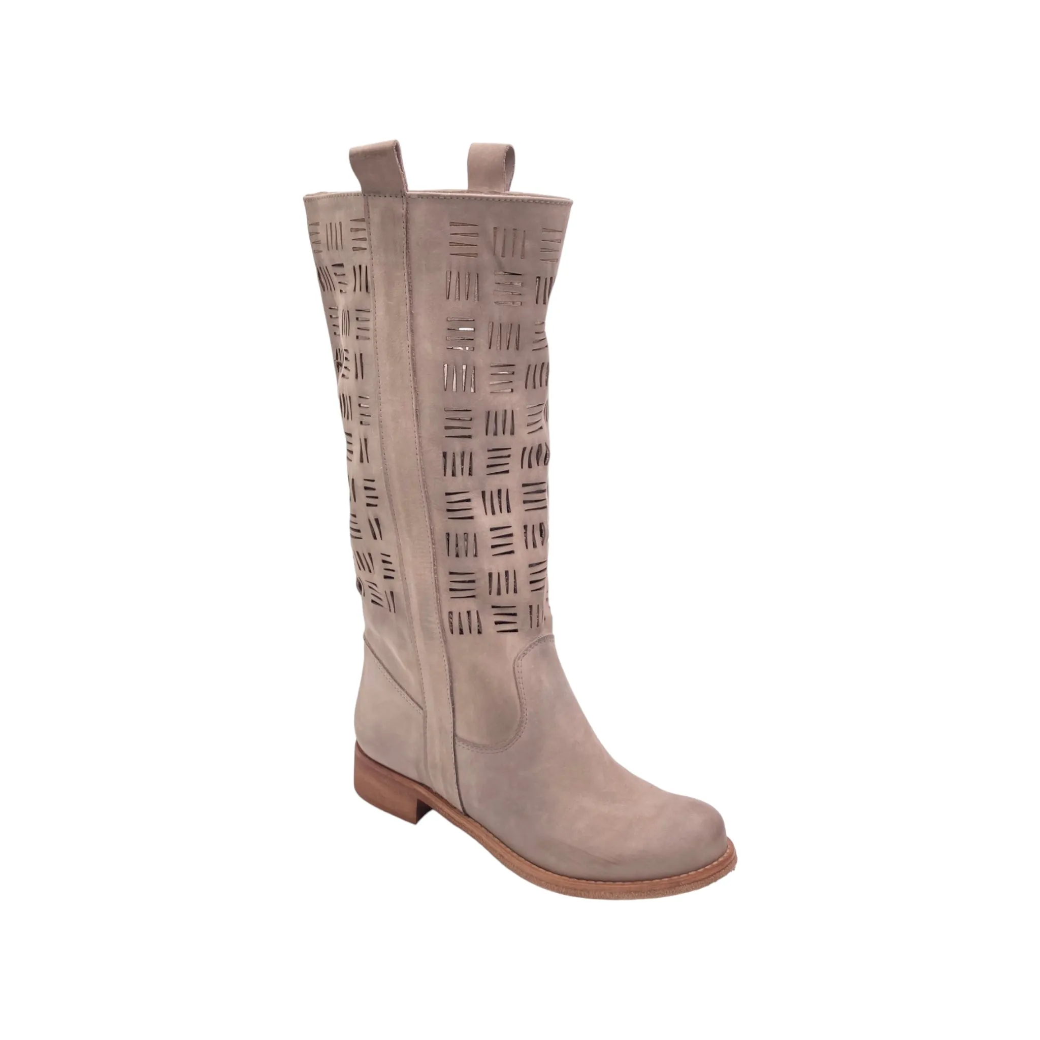 Stivale Donna laserato Cest magnifique 7576 nabuk taupe