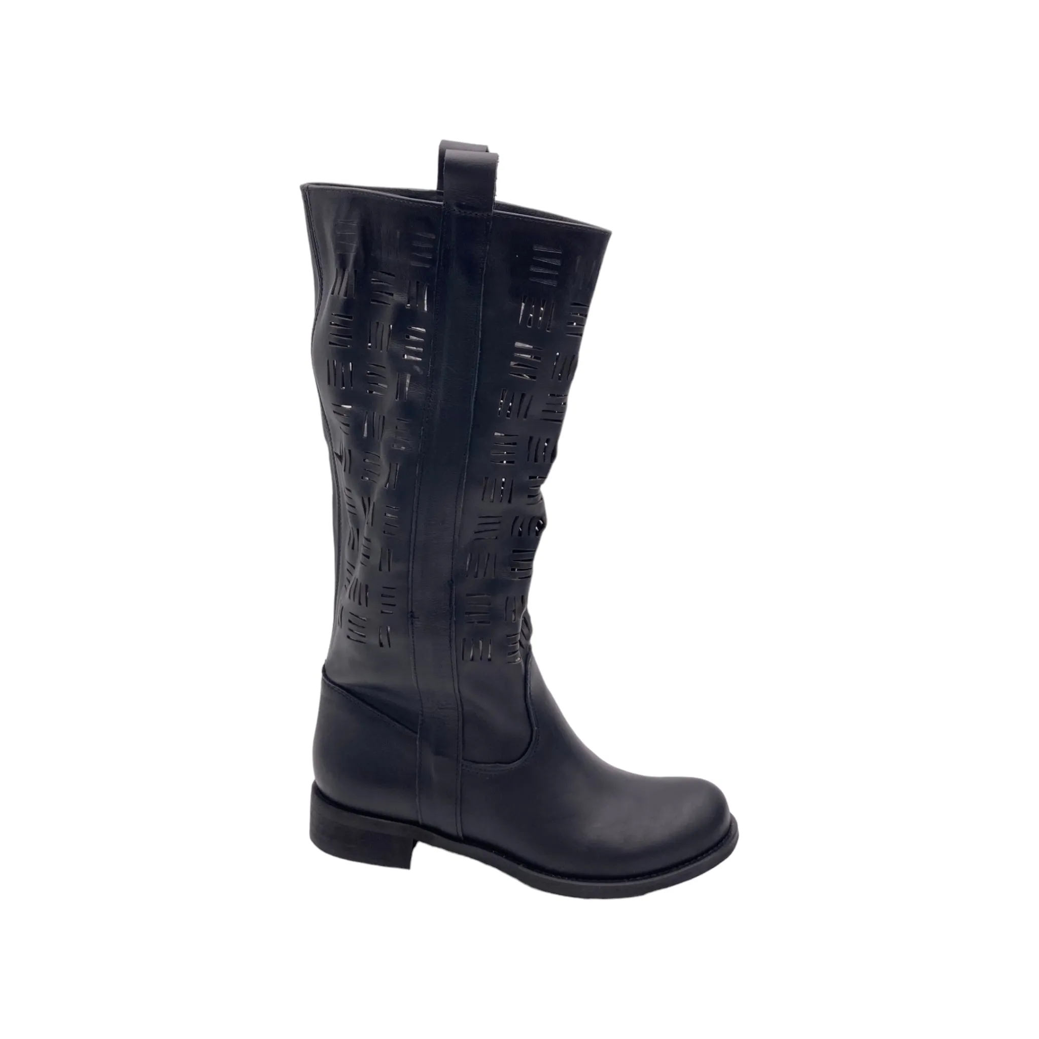 Stivale Donna laserato Cest magnifique 7576 nappa nero