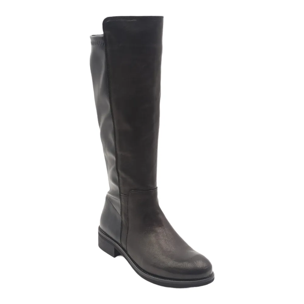 Stivale lungo donna in pelle King of hearts 33440 RAG NERO