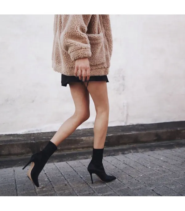 Stivaletto con calza