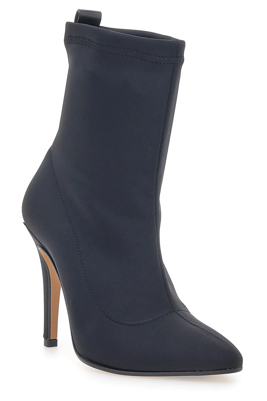 Stivaletto Socks Nere con Tacco Pittarello 4390