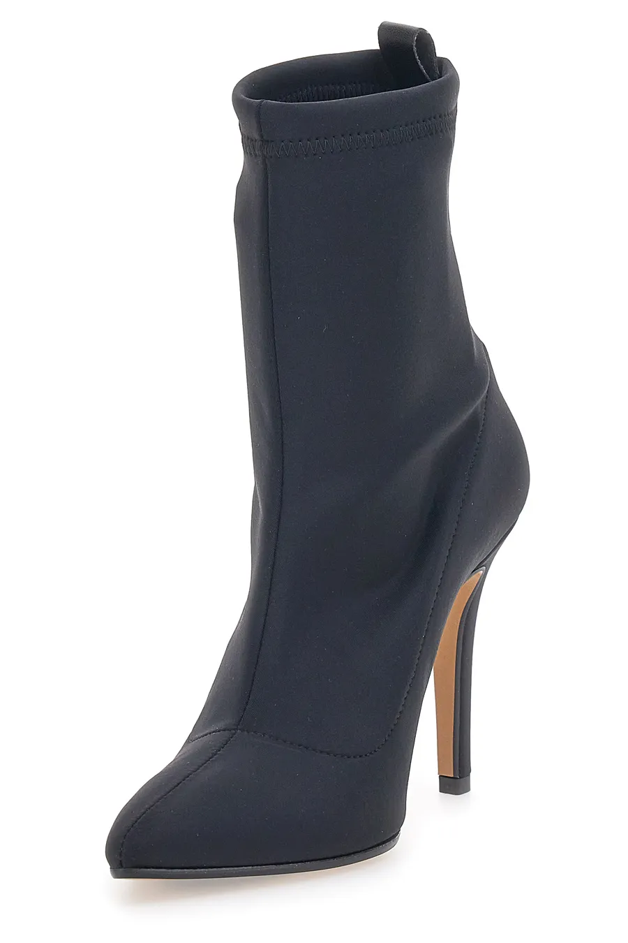 Stivaletto Socks Nere con Tacco Pittarello 4390