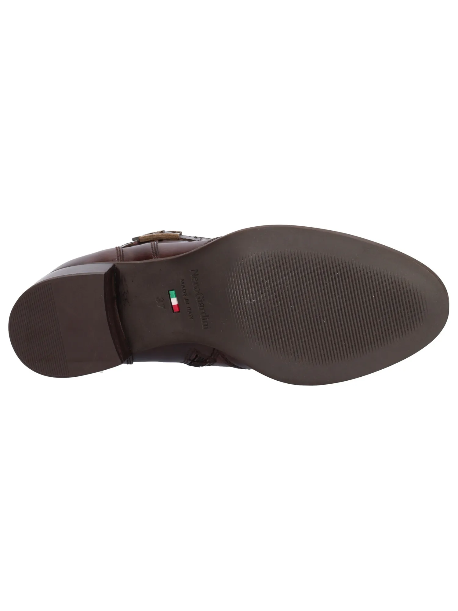 Stivaletto tacco basso Nero Giardini da donna testa di moro