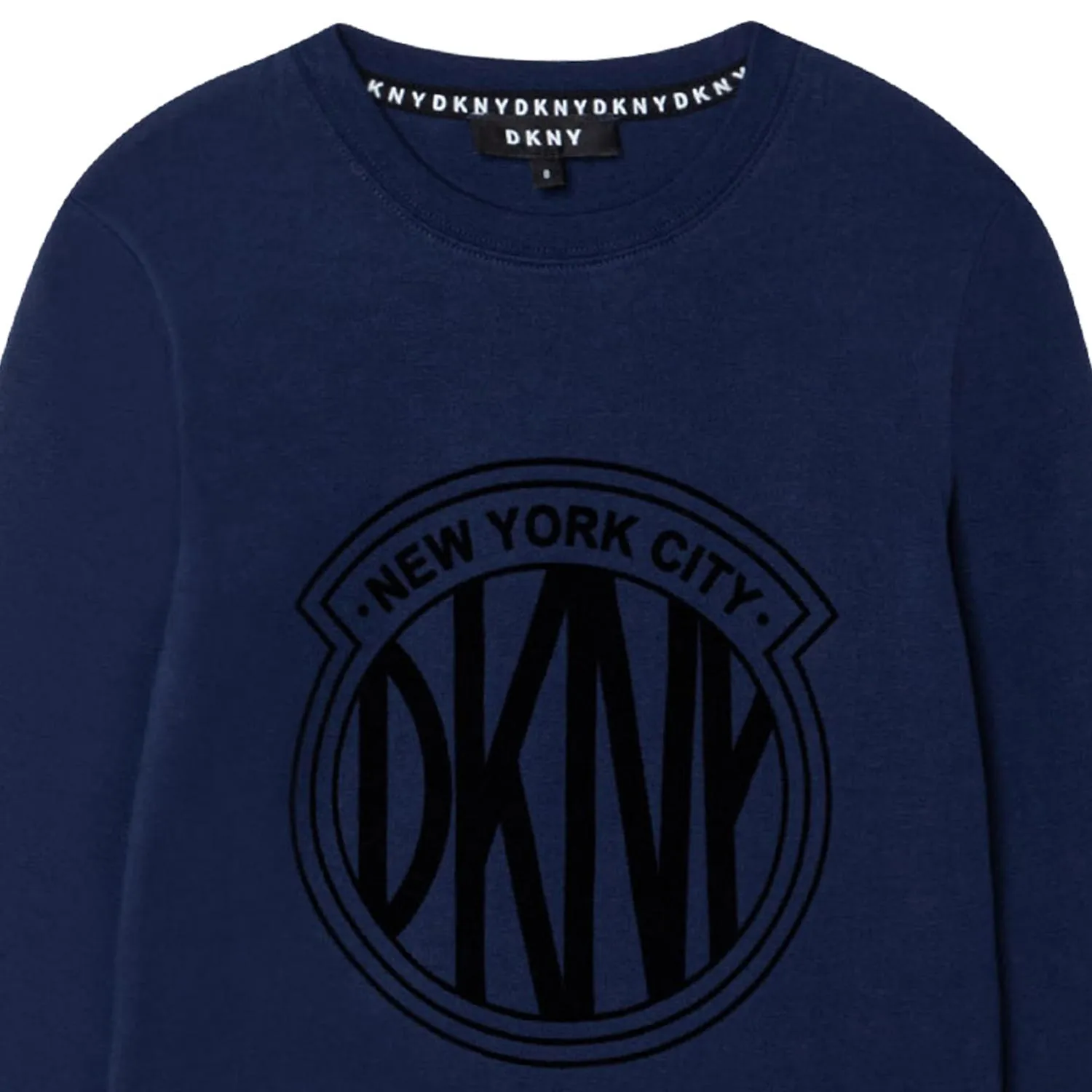 T-Shirt Blu Manica Lunga Bimbo Teen