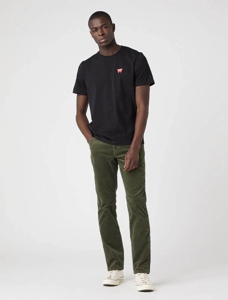T-shirt Manica Corta Wrangler - Black