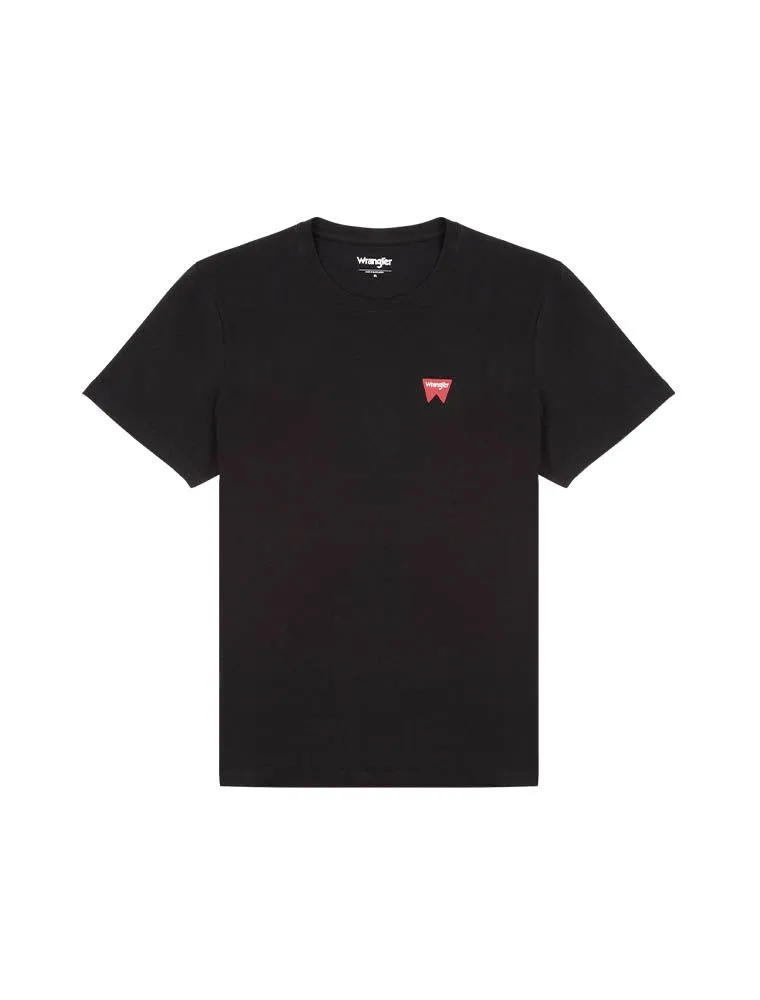 T-shirt Manica Corta Wrangler - Black