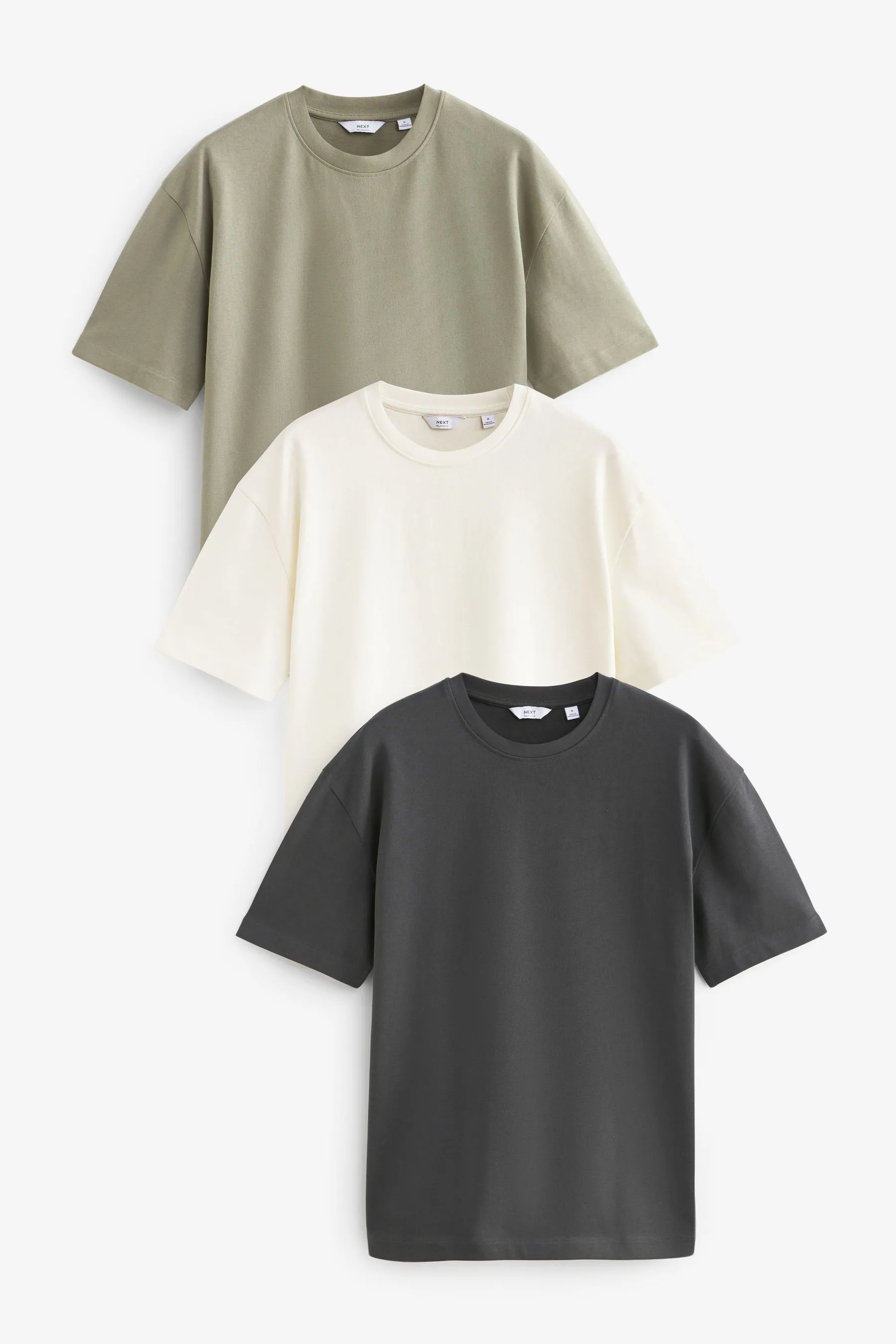 T-shirt pesanti da 3 Confezione
