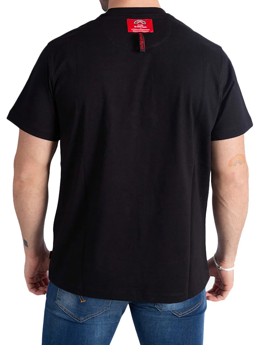 T-Shirt Uomo Sprayground SP439-BLK Label Shark Regular
