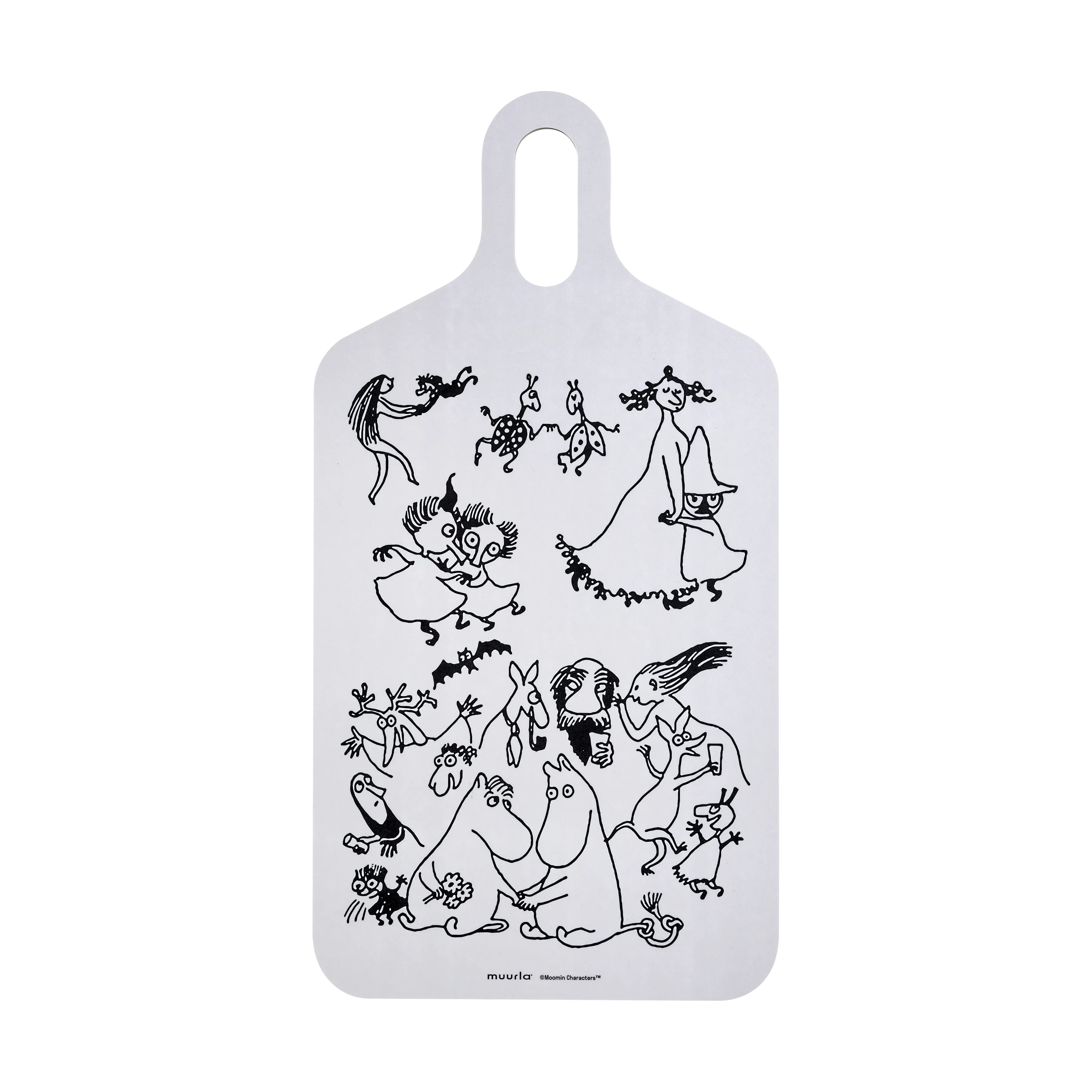 Tagliere Mumin 80 23x44 cm.jo{font-size:18px}Bianco