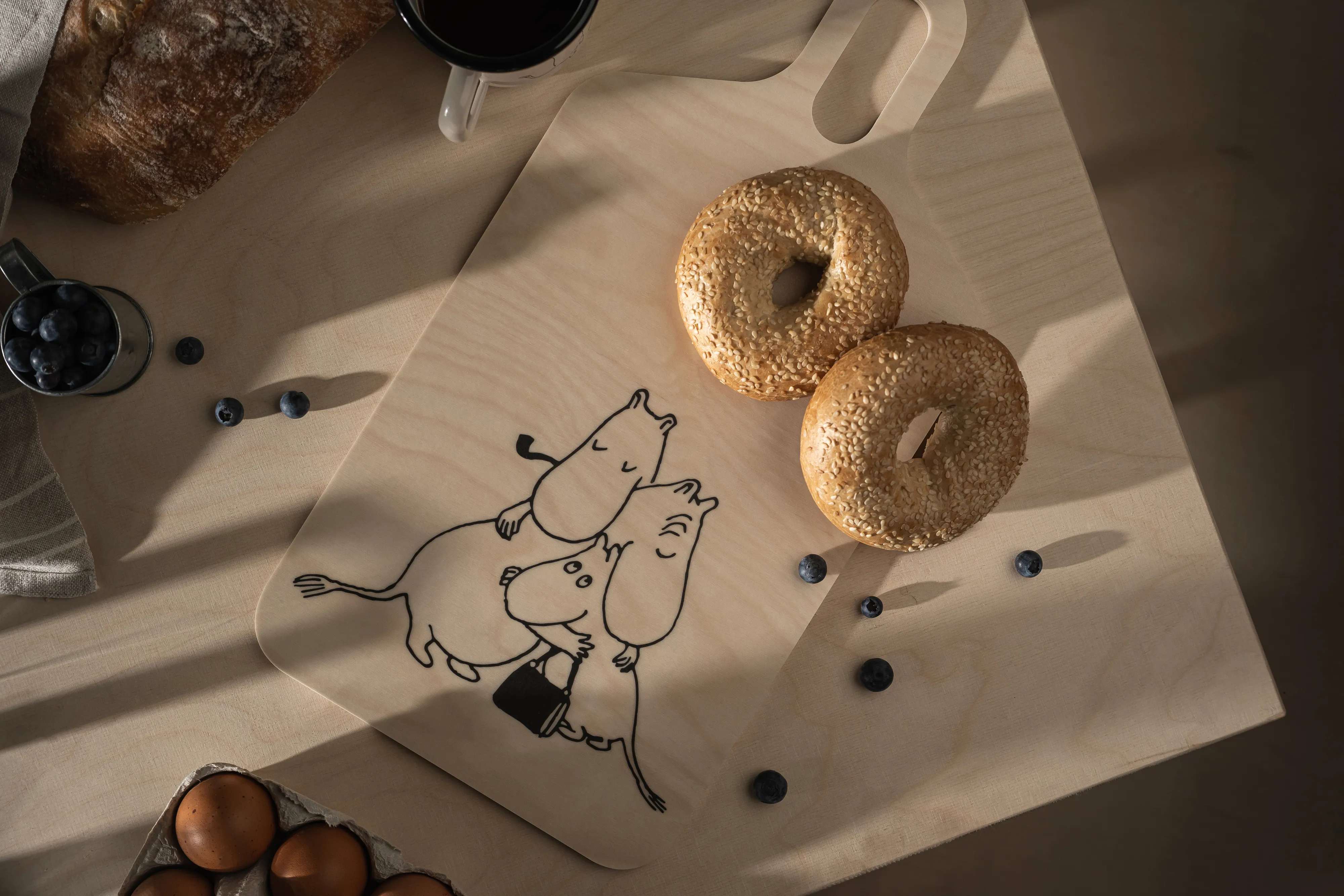 Tagliere Mumin 80 23x44 cm.jo{font-size:18px}Bianco