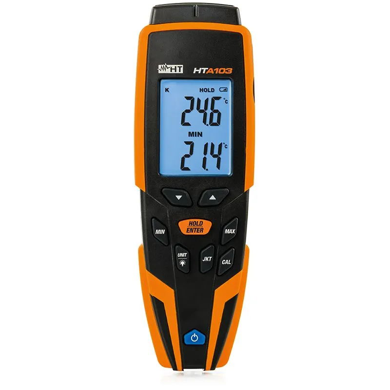 Termometro digitale HT Italia, sonda J, K, T, +400°C max