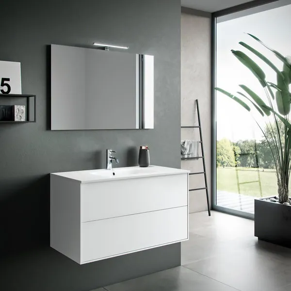 TFT Home Composizione 4 pezzi AGO, bianco opaco