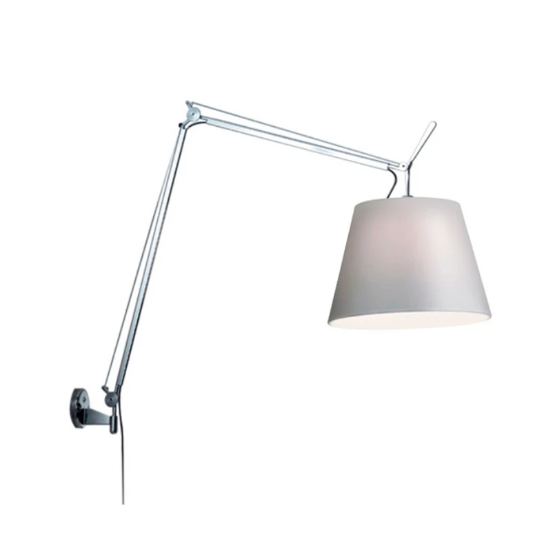 Tolomeo Mega Applique da Parete con Dimmer Ø320 Alu/Grigio - Artemide | Acquista online