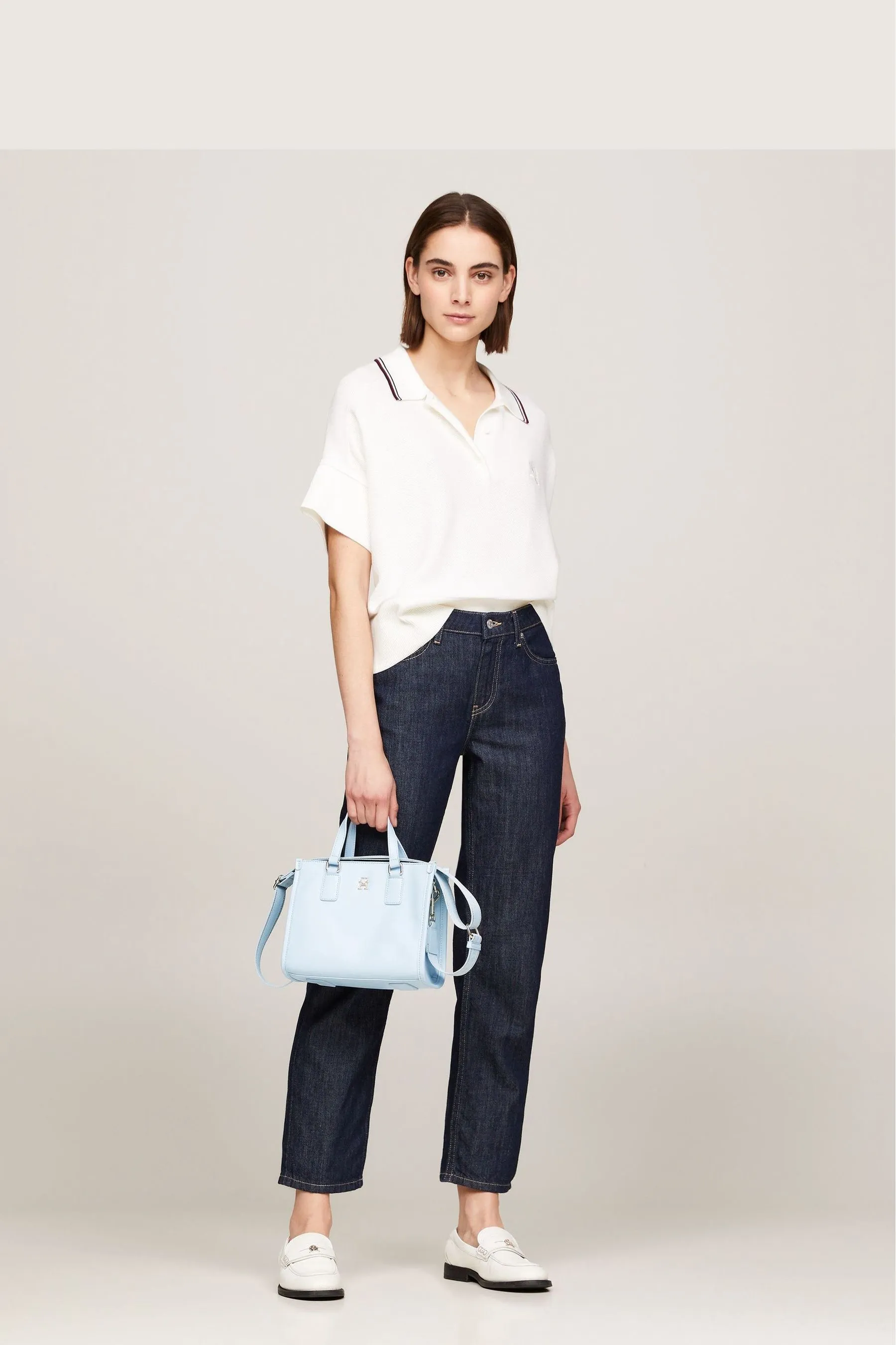 Tommy Hilfiger - Borsa tote piccola con monotipo    
