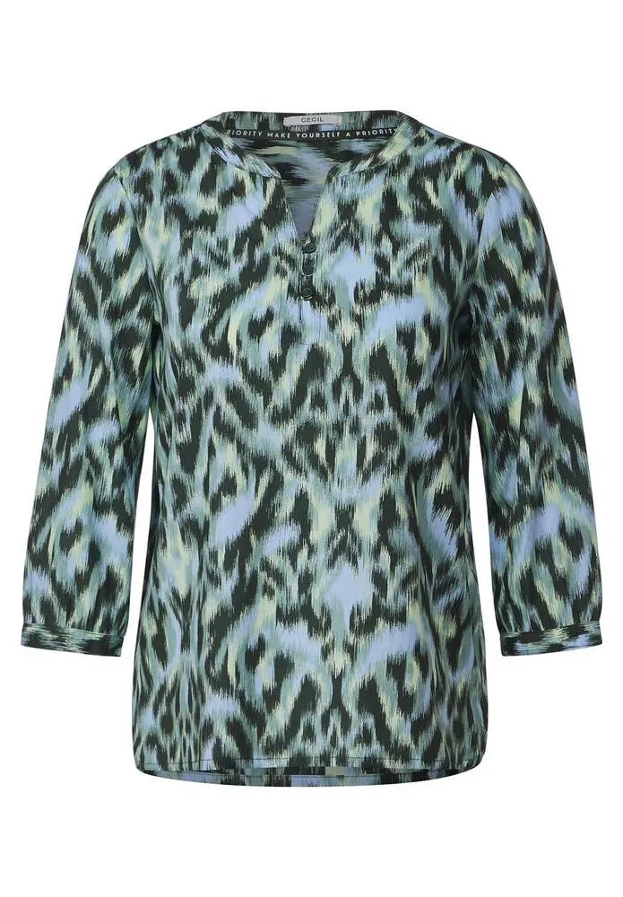TOS Printed Light Cotton Blouse - Camicia