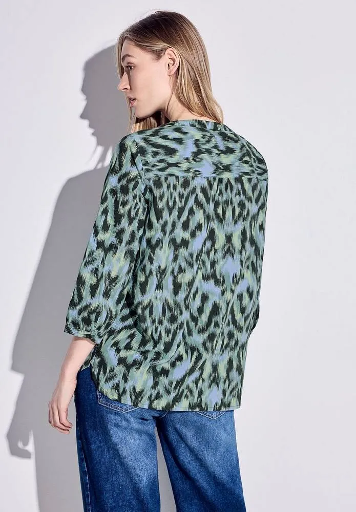 TOS Printed Light Cotton Blouse - Camicia