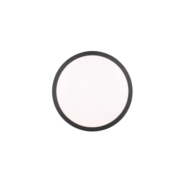Trio ISEO Plafoniera LED Nero, 1-Luce
