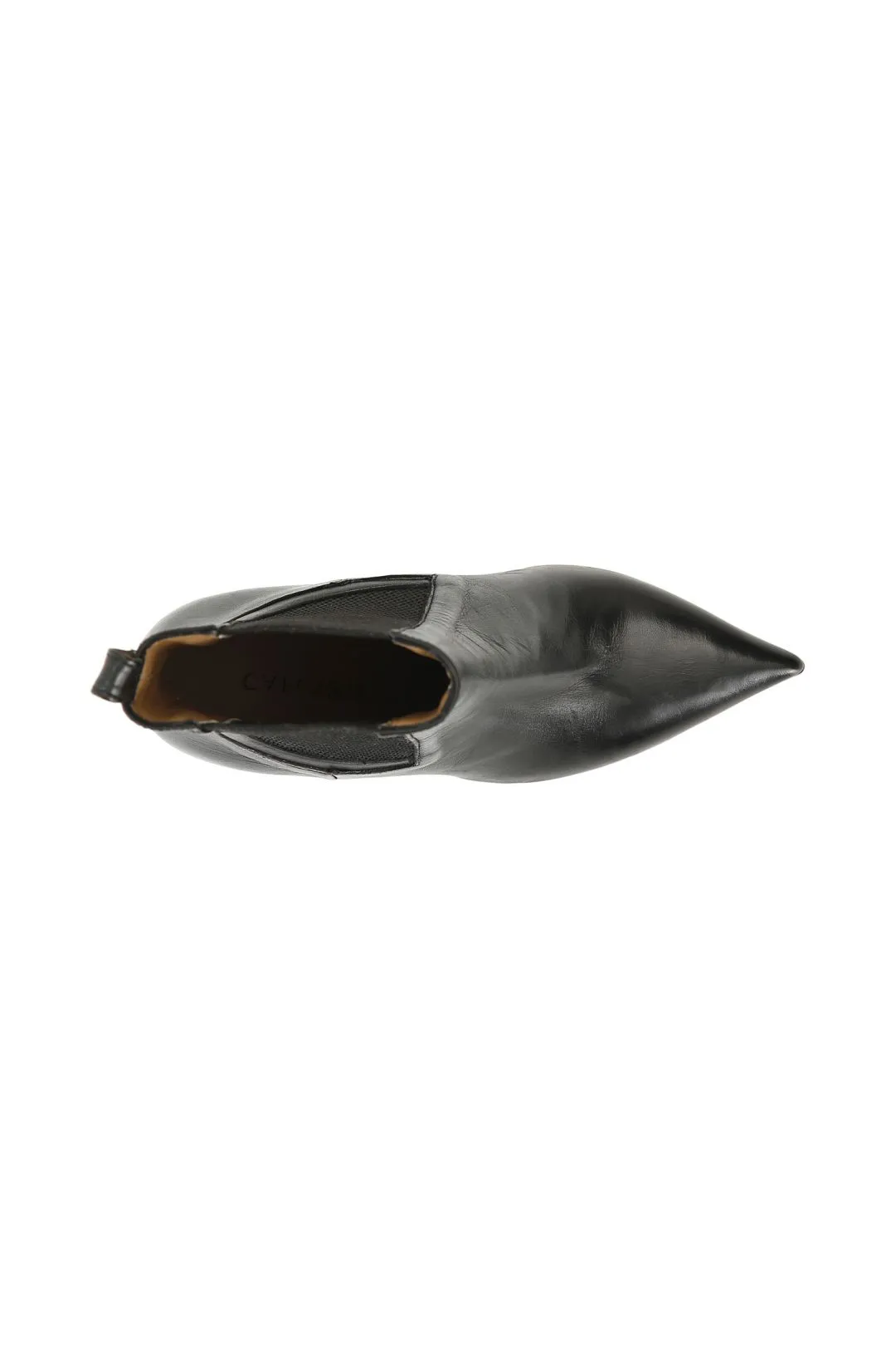tronchetto donna in nappa con elastico nero