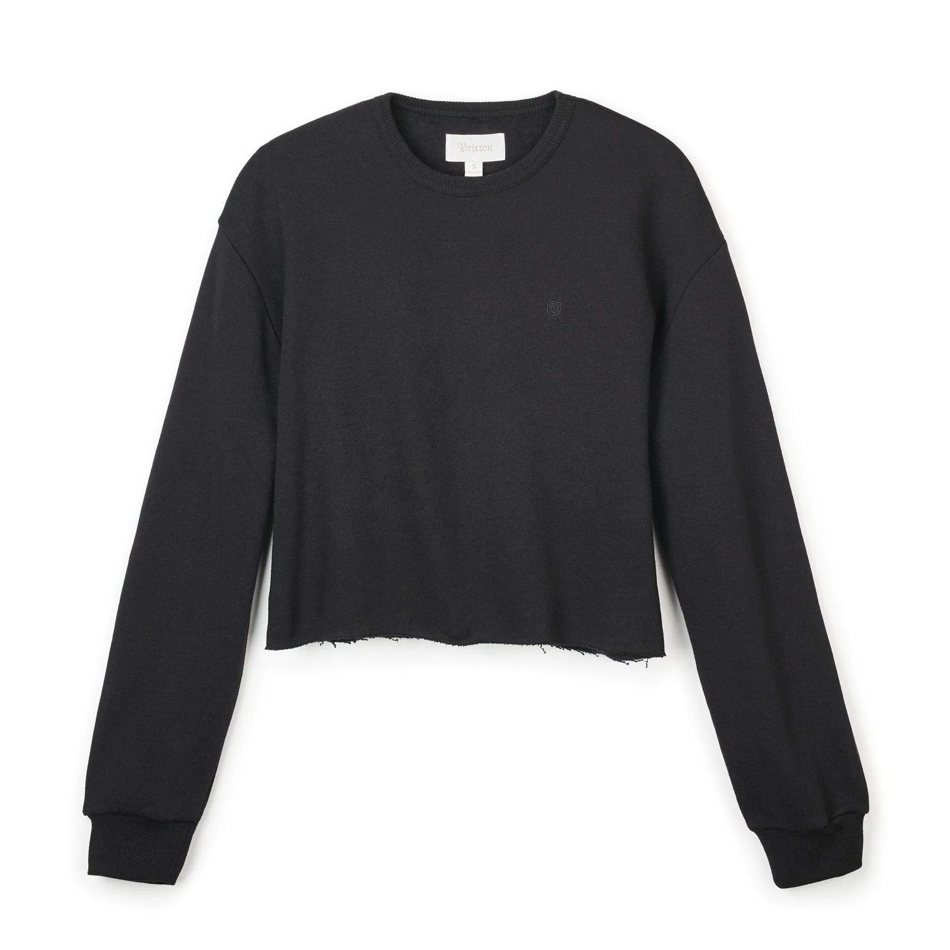 Vintage Crop Crew Black