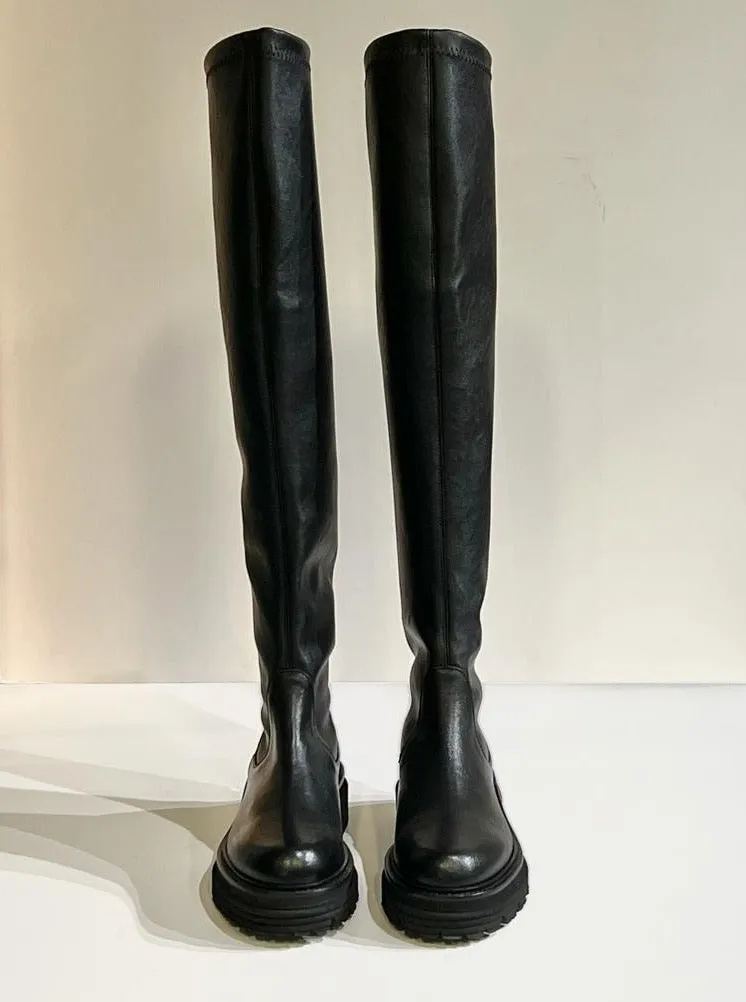 W2-3280 Stivale Alto Nero  