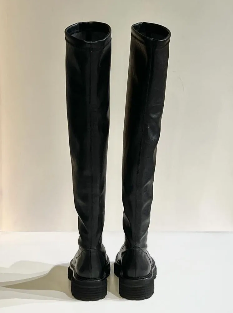 W2-3280 Stivale Alto Nero  