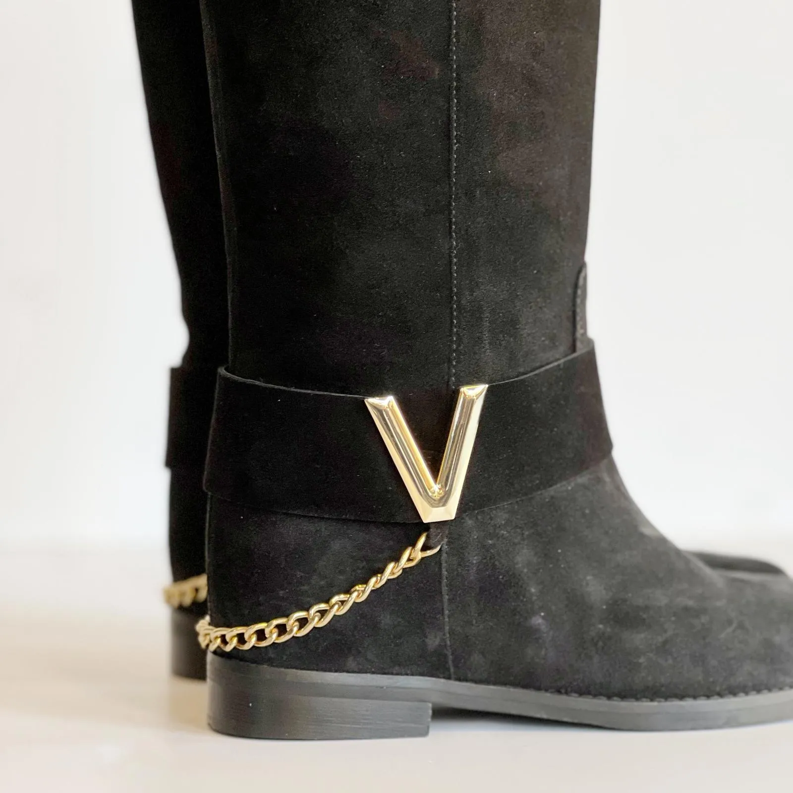 W3-GS1853 Stivale Camoscio Nero  