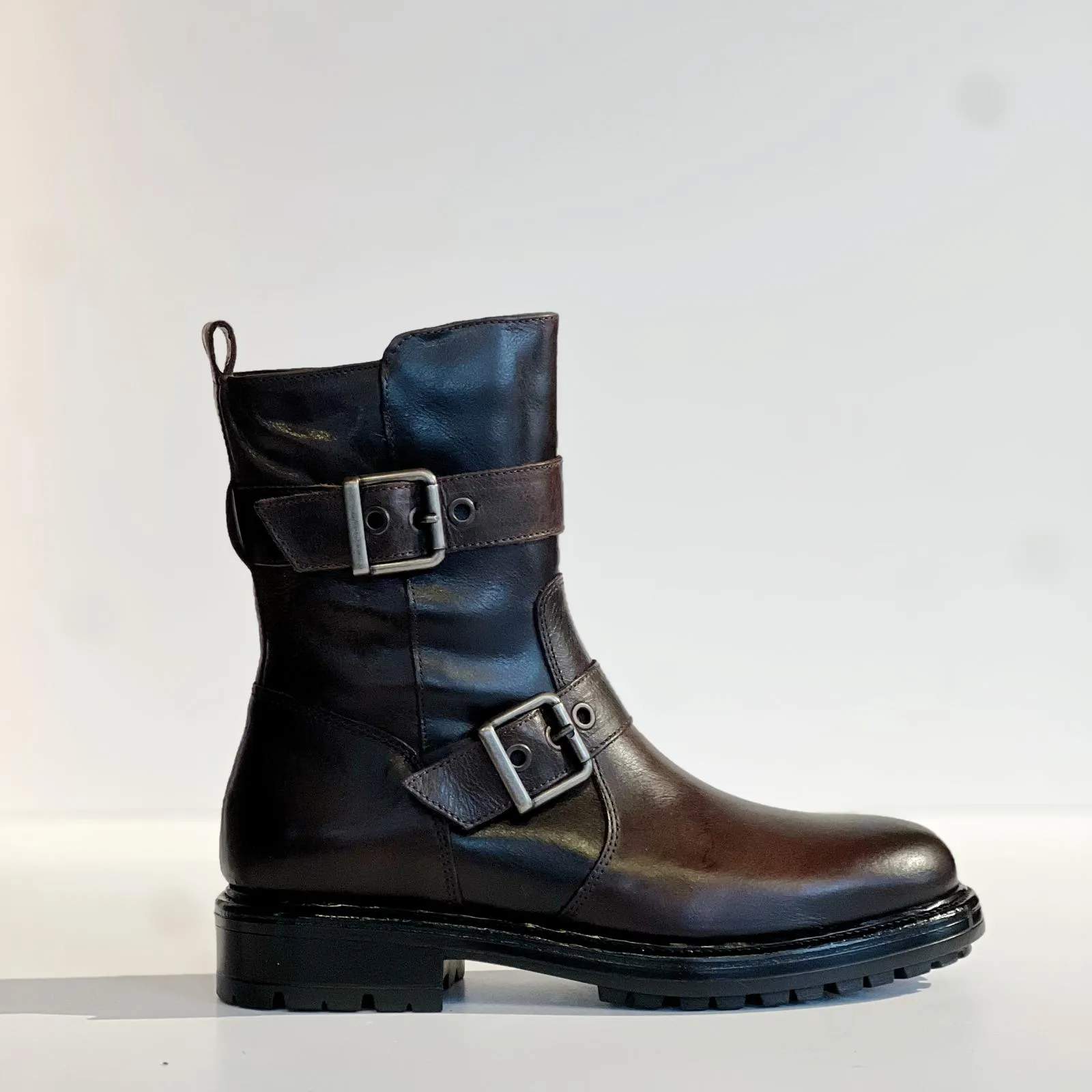 W4 - 212 Stivale Biker Ebony  