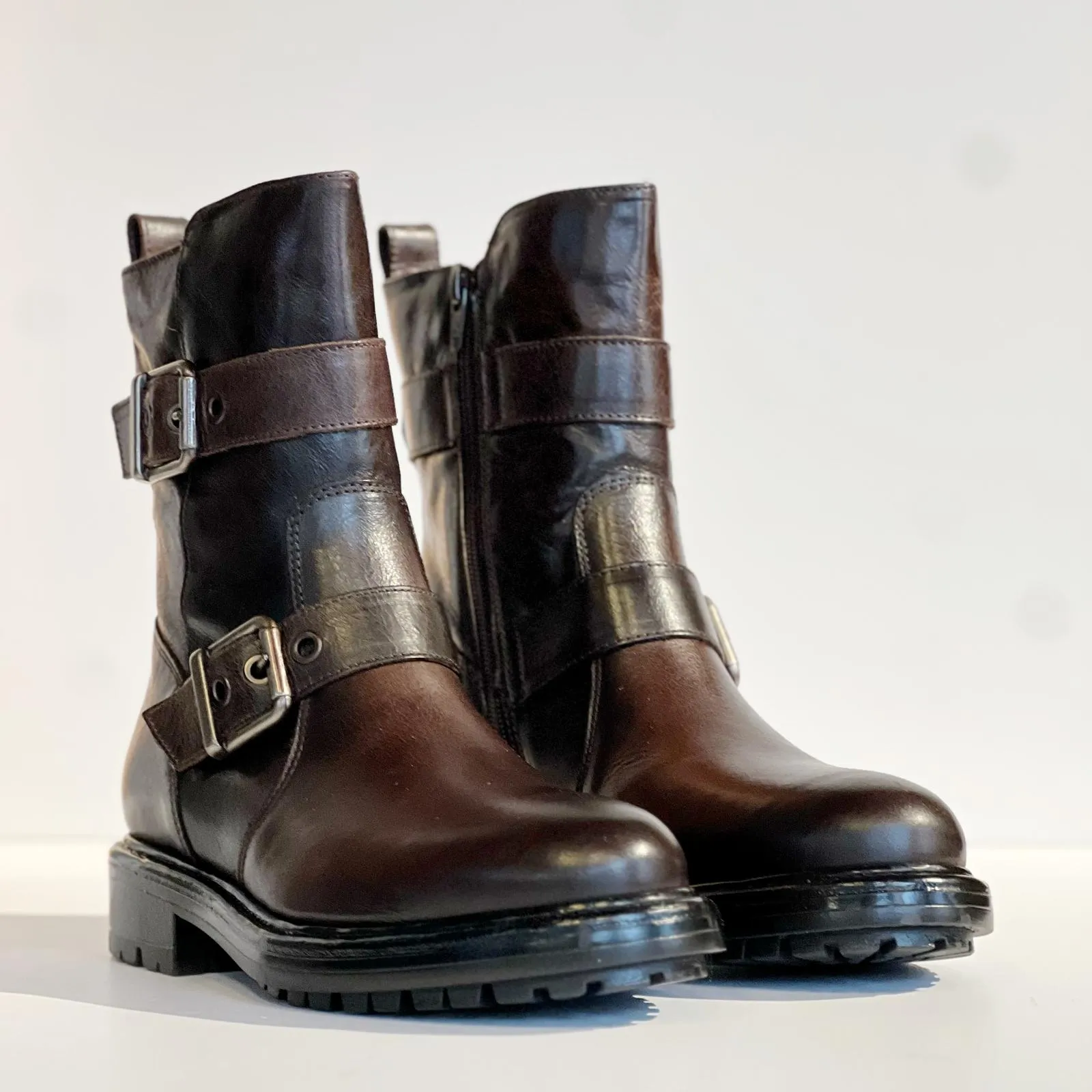W4 - 212 Stivale Biker Ebony  